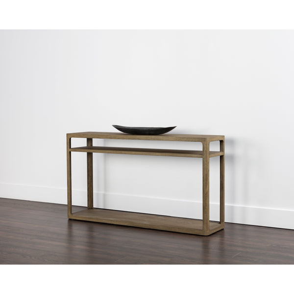 Doncaster Console Table - Smoke Grey