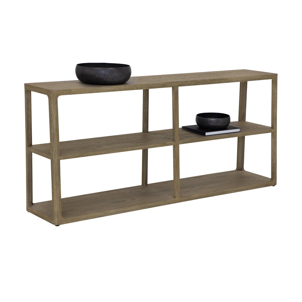 Doncaster Low Bookcase - Smoke Grey