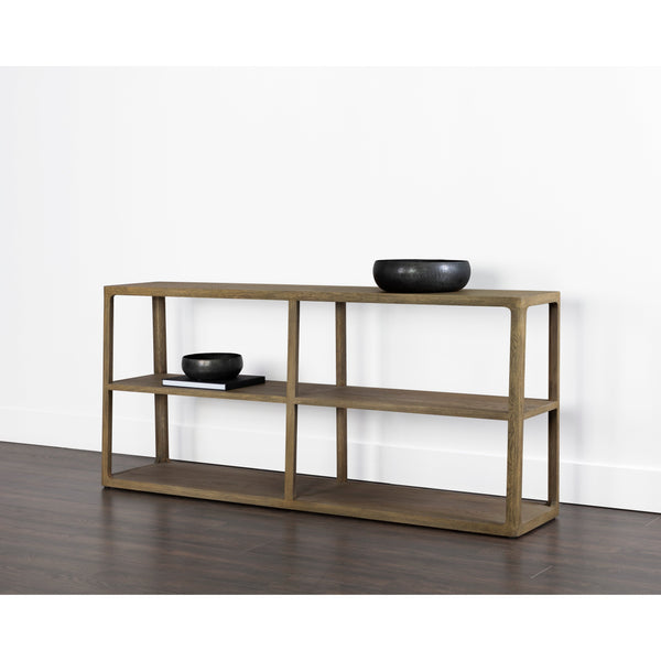 Doncaster Low Bookcase - Smoke Grey