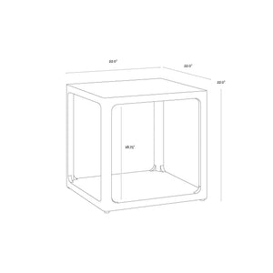 Doncaster Side Table - Black