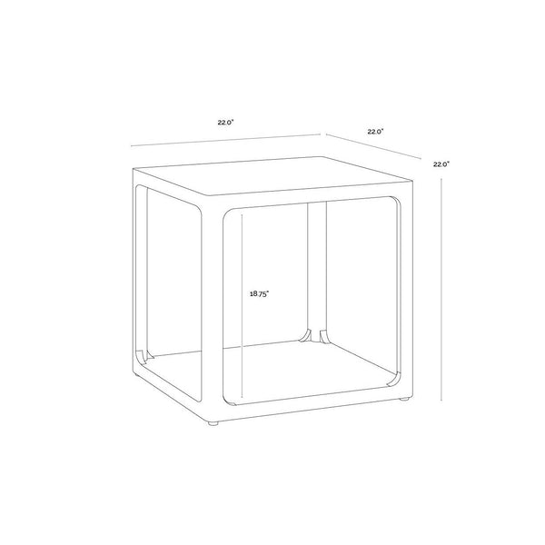 Doncaster Side Table - Black