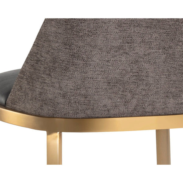Dover Barstool - Bravo Portabella / Sparrow Grey