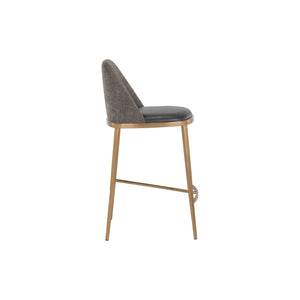 Dover Counter Stool - Bravo Portabella / Sparrow Grey