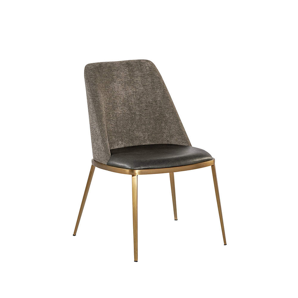 Dover Dining Chair - Bravo Portabella / Sparrow Grey