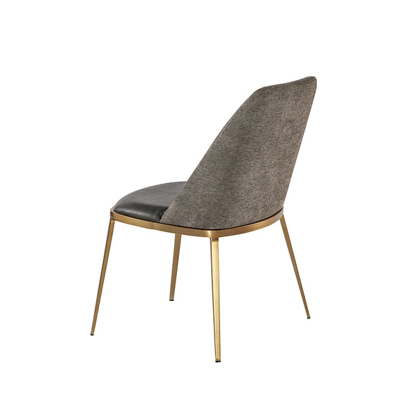 Dover Dining Chair - Bravo Portabella / Sparrow Grey