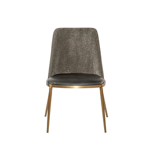 Dover Dining Chair - Bravo Portabella / Sparrow Grey