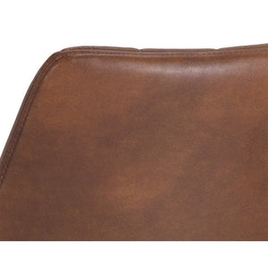 Drew Dining Chair - Black - Bravo Cognac