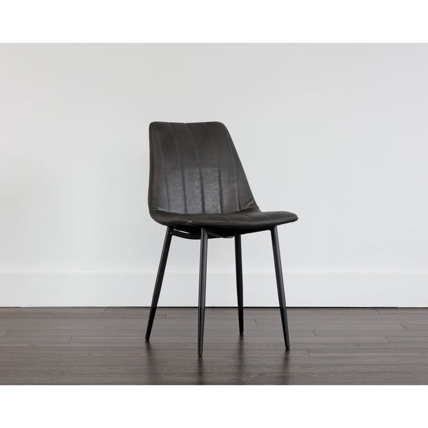 Drew Dining Chair - Black - Bravo Portabella