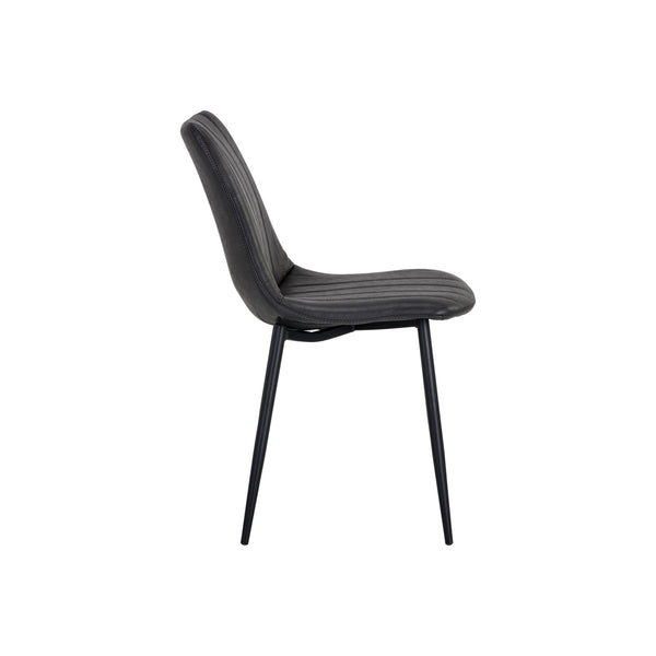 Drew Dining Chair - Black - Bravo Portabella