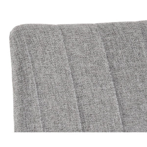 Drew Dining Chair - Black - Light Grey