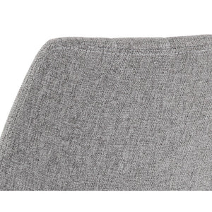 Drew Dining Chair - Black - Light Grey