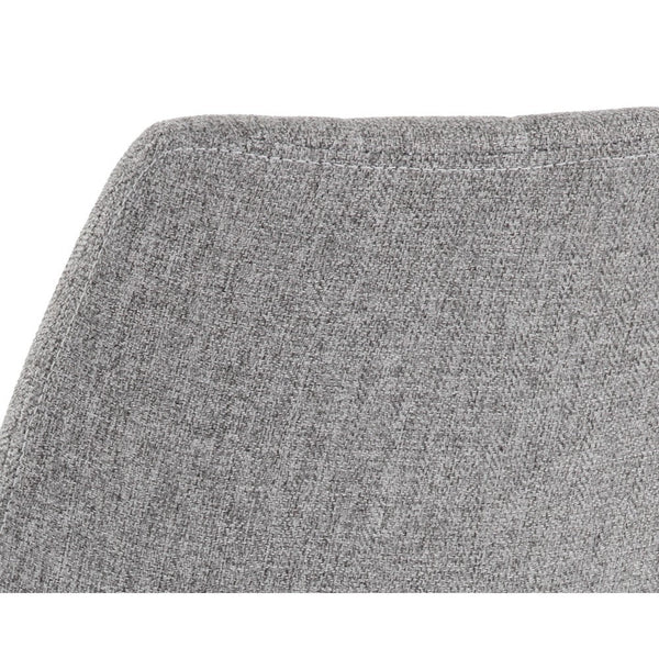 Drew Dining Chair - Black - Light Grey