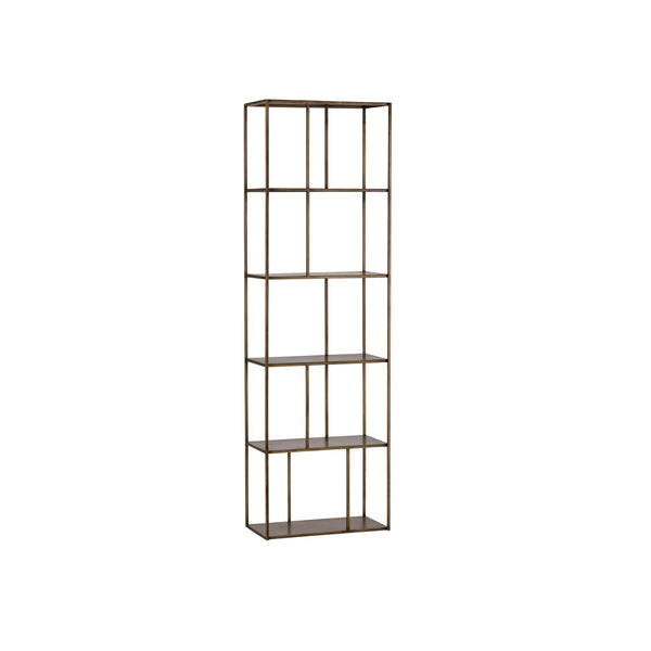 Eiffel Bookcase Small - Antique Brass