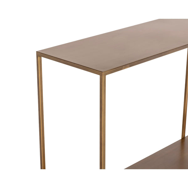 Eiffel Console Table - Antique Brass