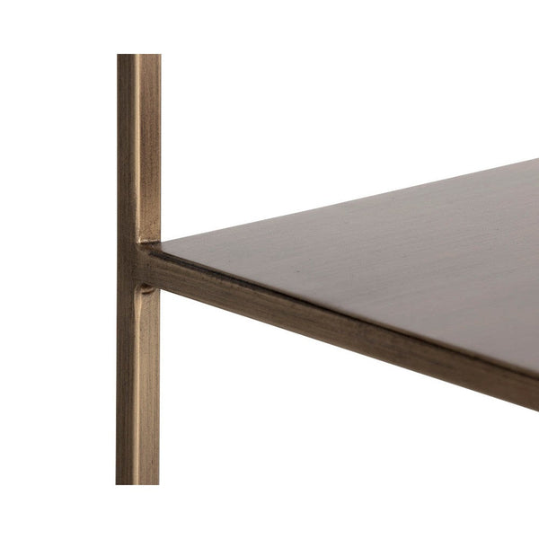 Eiffel Low Bookcase Large - Antique Brass