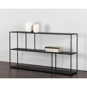Eiffel Low Bookcase Large - Black