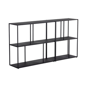 Eiffel Low Bookcase Small - Black