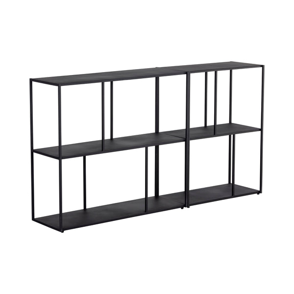 Eiffel Low Bookcase Small - Black