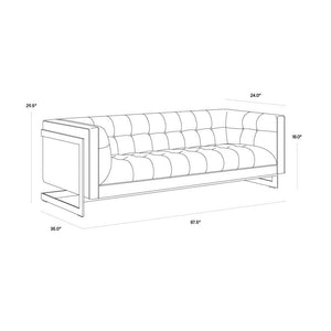 Ekon Sofa - Piccolo Pebble