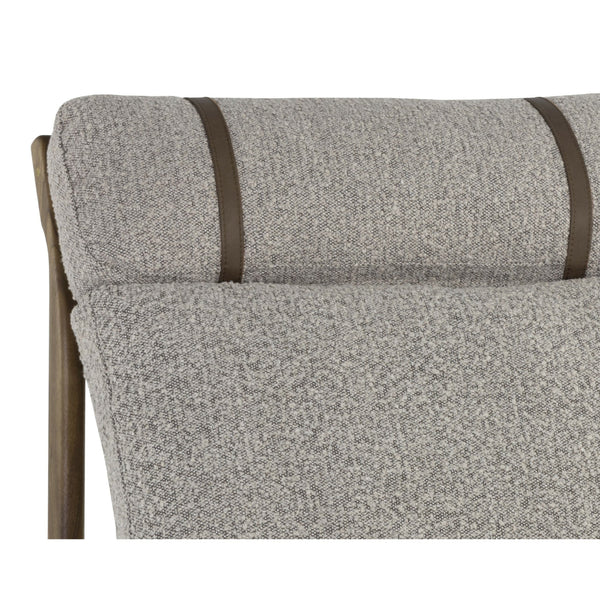 Elanor Lounge Chair - Walnut - Altro Cappuccino