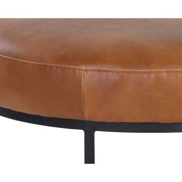 Elgin Ottoman - Tobacco Tan