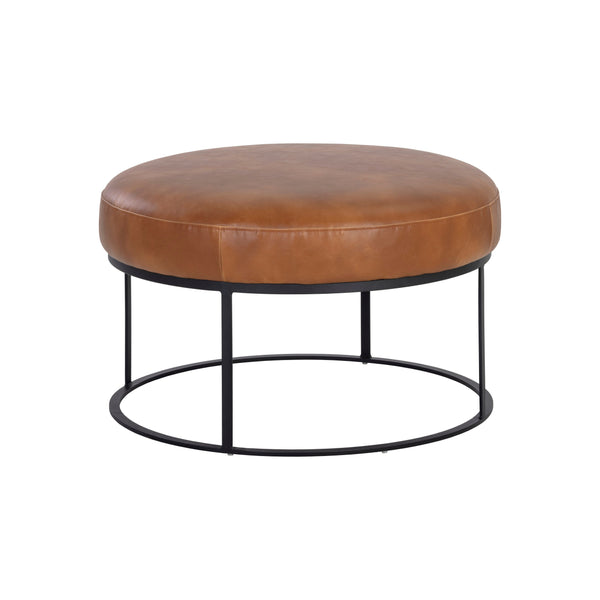 Elgin Ottoman - Tobacco Tan