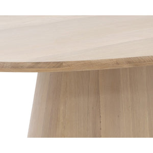 Elina Dining Table Oval - Light Oak - 84"