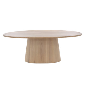 Elina Dining Table Oval - Light Oak - 84"