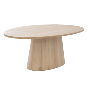 Elina Dining Table Oval - Light Oak - 84"