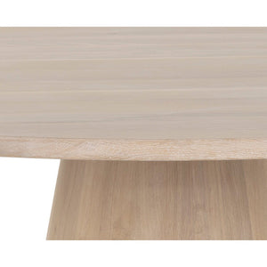 Elina Dining Table Round - Light Oak - 54"