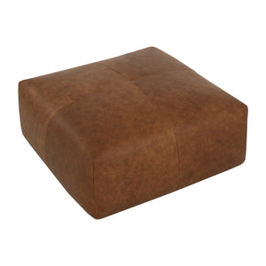 Elio Ottoman - Cognac Leather