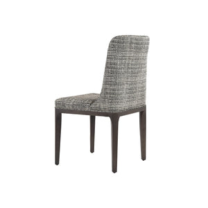 Elisa Dining Chair - Grey Oak - Naya Check Black