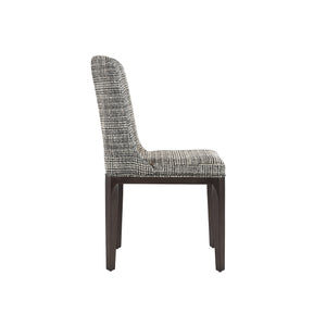 Elisa Dining Chair - Grey Oak - Naya Check Black