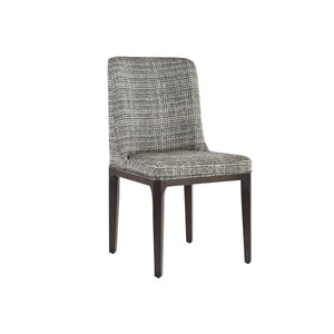 Elisa Dining Chair - Grey Oak - Naya Check Black