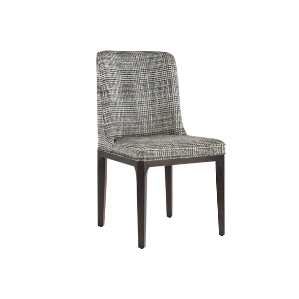Elisa Dining Chair - Grey Oak - Naya Check Black