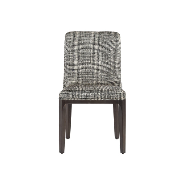 Elisa Dining Chair - Grey Oak - Naya Check Black