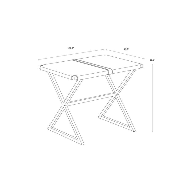 Elon Stool - Vintage Cognac Leather