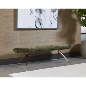 Elowen Bench - Bergen Olive