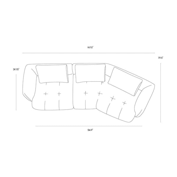 Emmeline Sofa - Merino Cotton