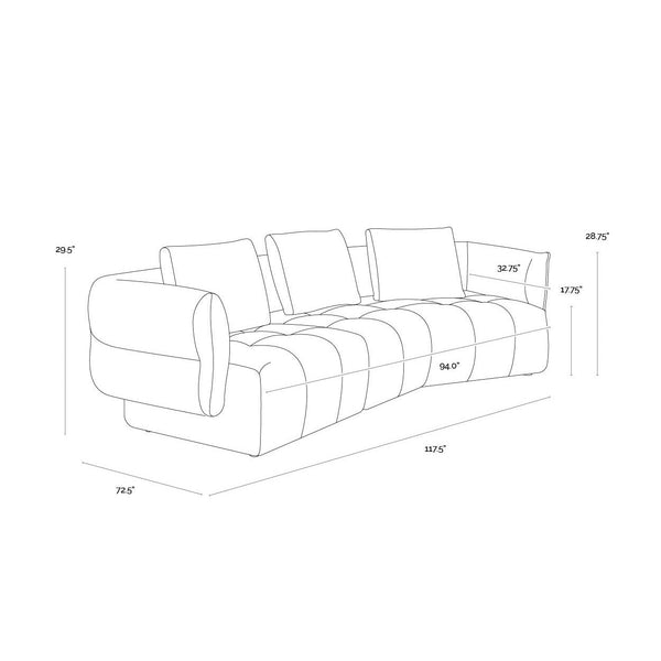 Emmeline Sofa - Merino Cotton