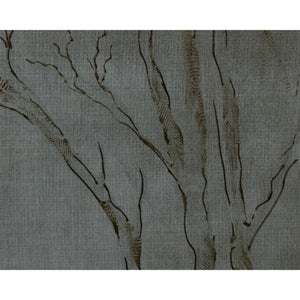 Enchanted Forest - 60" X 40" - Brown Floater Frame - Green