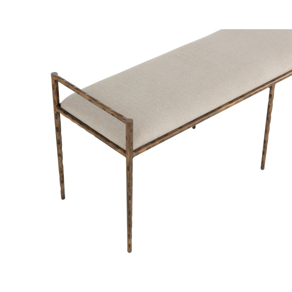 Esai Bench - Zenith Taupe Grey