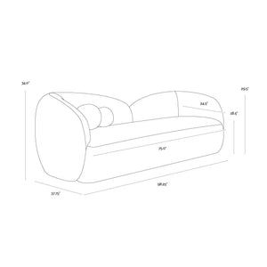 Esme Sofa - Copenhagen Olive