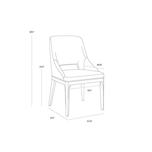 Estrada Dining Chair - Mainz Cream