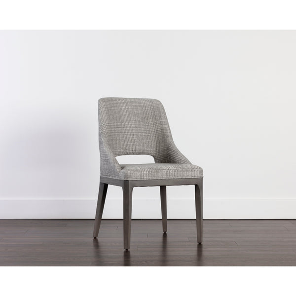 Estrada Dining Chair - Naya Check Light Grey