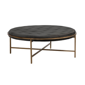 Ethel Ottoman Round - Piccolo Pebble
