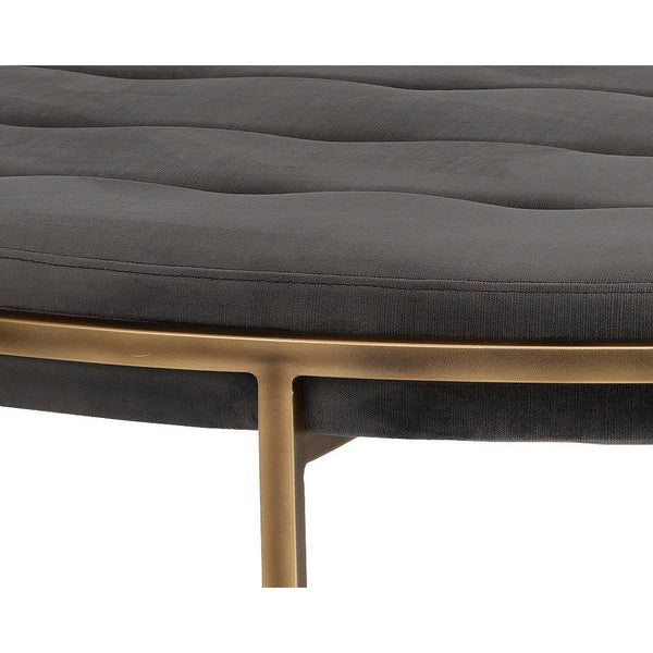 Ethel Ottoman Round - Piccolo Pebble