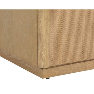 Etienne Nightstand - Rustic Oak