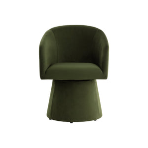 Etta Swivel Dining Armchair - Copley Cognac