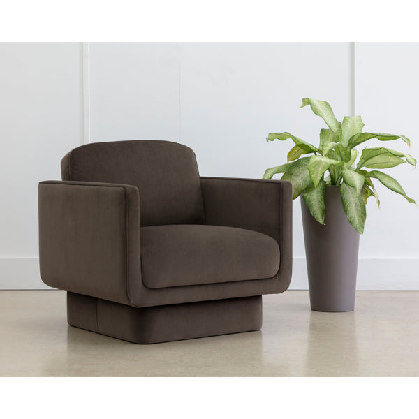 Everton Armchair - Meg Dark Brown
